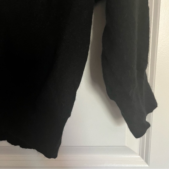 Nougat London black cardiagan sweater. cashmere and angora SZ 1. Quarter sleeve - Picture 7 of 9